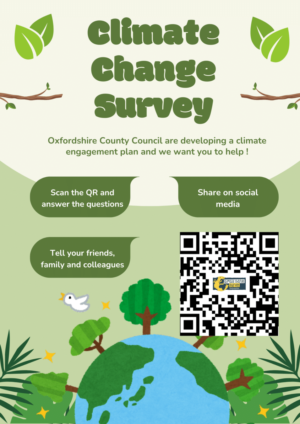 Climate Change Survey Poster