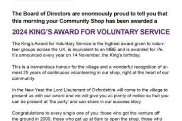 King's Award for Voluntary Service