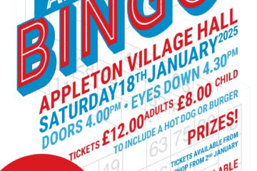 Quiz Night 18th January 2025 Appleton Village Hall Doors open 4pm